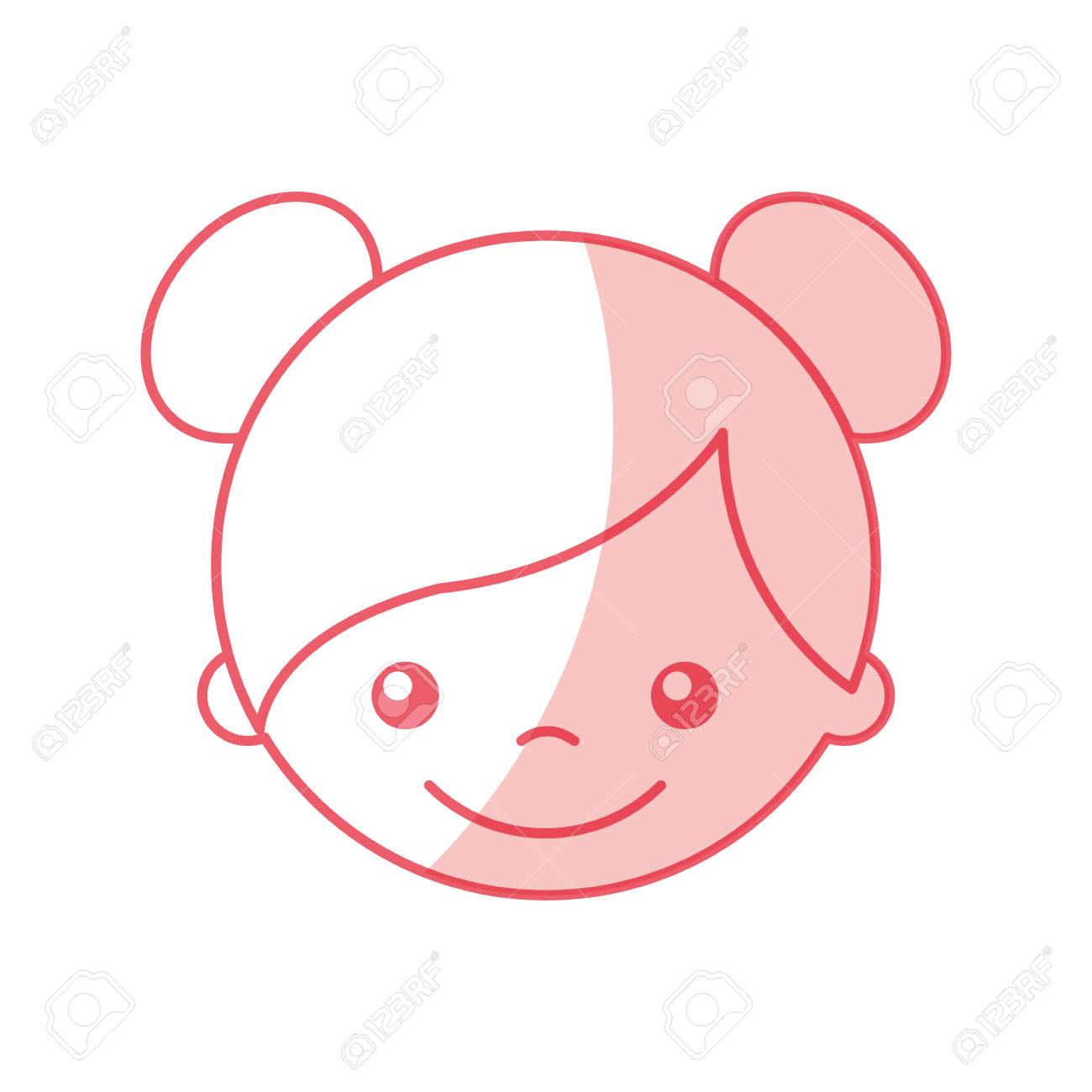 かわいい女の子キャラクターのアイコン ベクトル イラスト デザインのイラスト素材 ベクタ Image かわいい女の子キャラクターのアイコン ベクトル イラスト デザインのイラスト素材 ベクタ Image