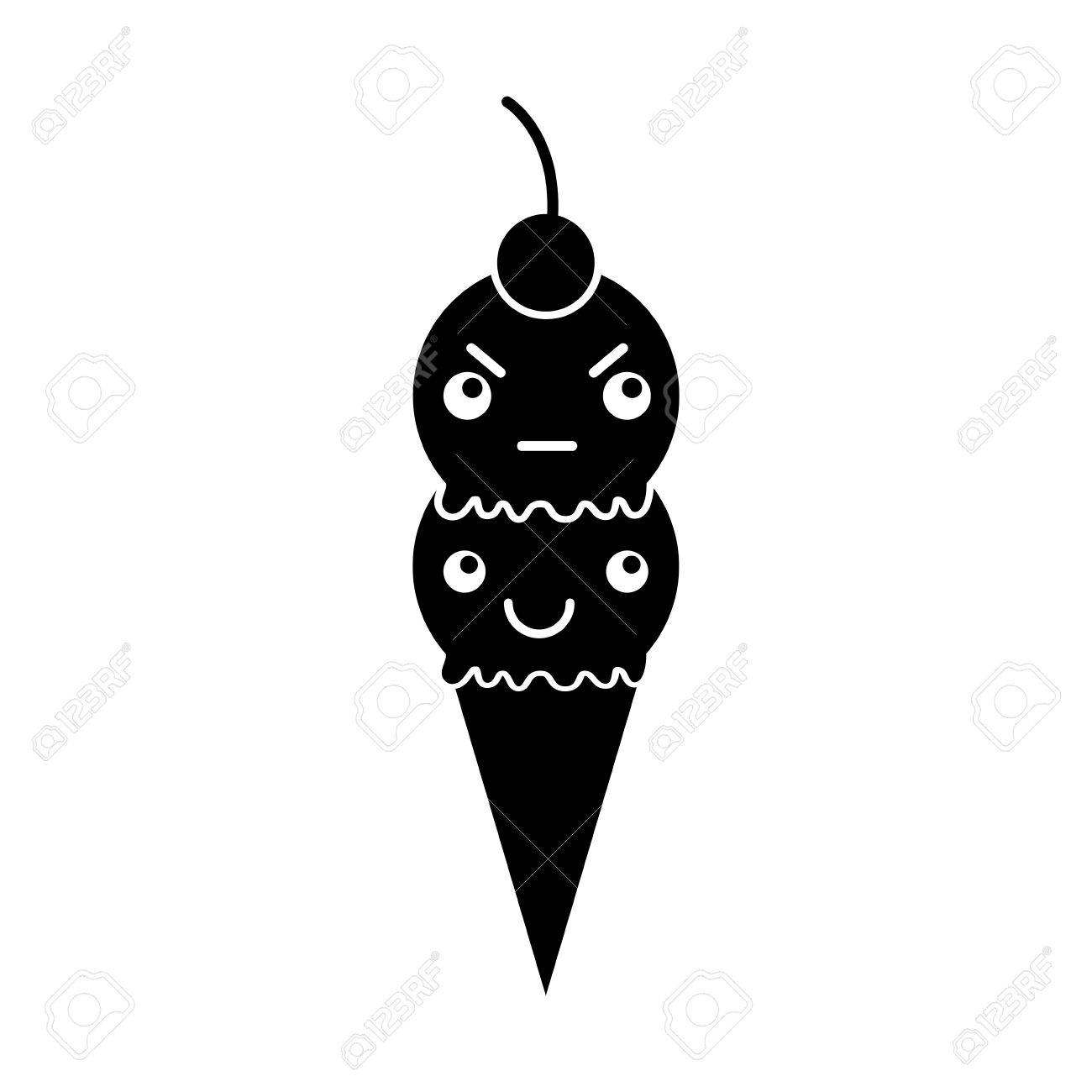 おいしいアイス クリーム コーンかわいい文字ベクトル イラスト デザインのイラスト素材 ベクタ Image おいしいアイス クリーム コーンかわいい文字ベクトル イラスト デザインのイラスト素材 ベクタ Image