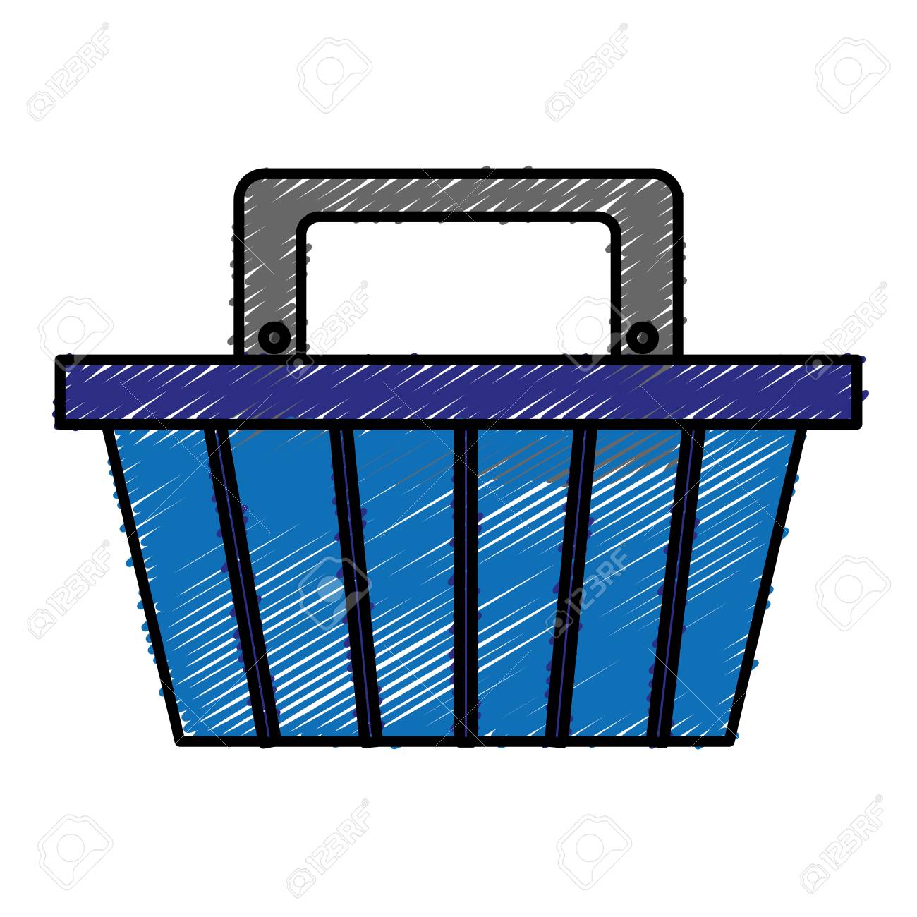 買い物かごアイコン ベクトル イラスト デザインを分離しました のイラスト素材 ベクタ Image