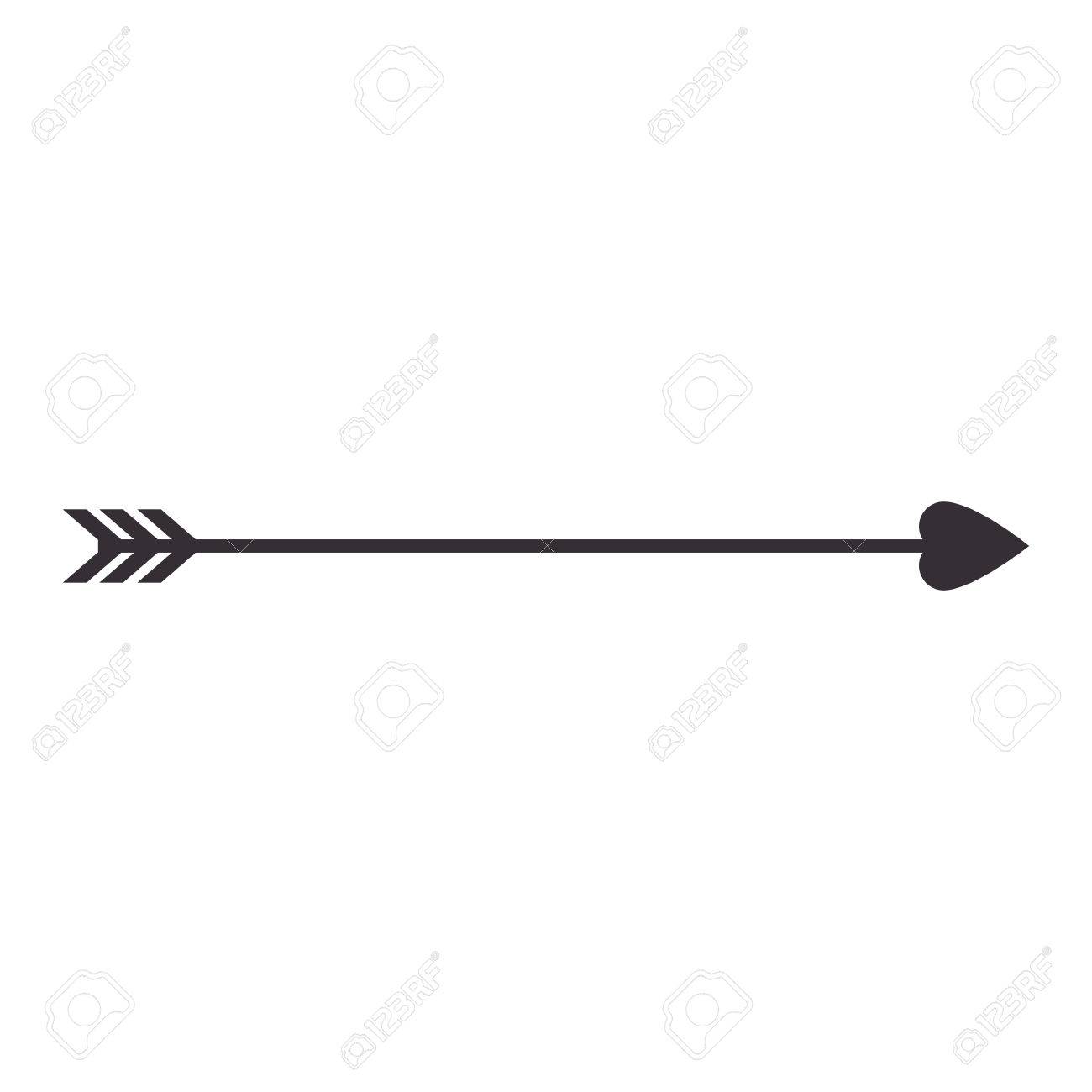 Arrow In Heart Shape Icon Over White Background Vector Illustration Royalty  Free SVG, Cliparts, Vectors, and Stock Illustration. Image 82072525., image size:1300x1300