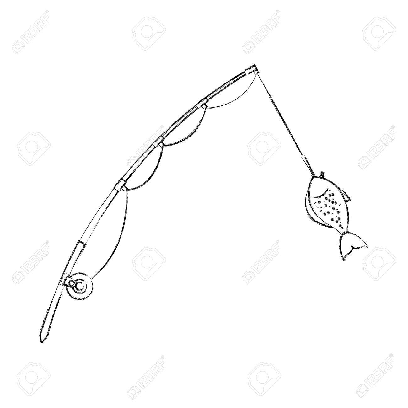 釣り竿分離アイコン ベクトル イラスト デザイン のイラスト素材 ベクタ Image 3537