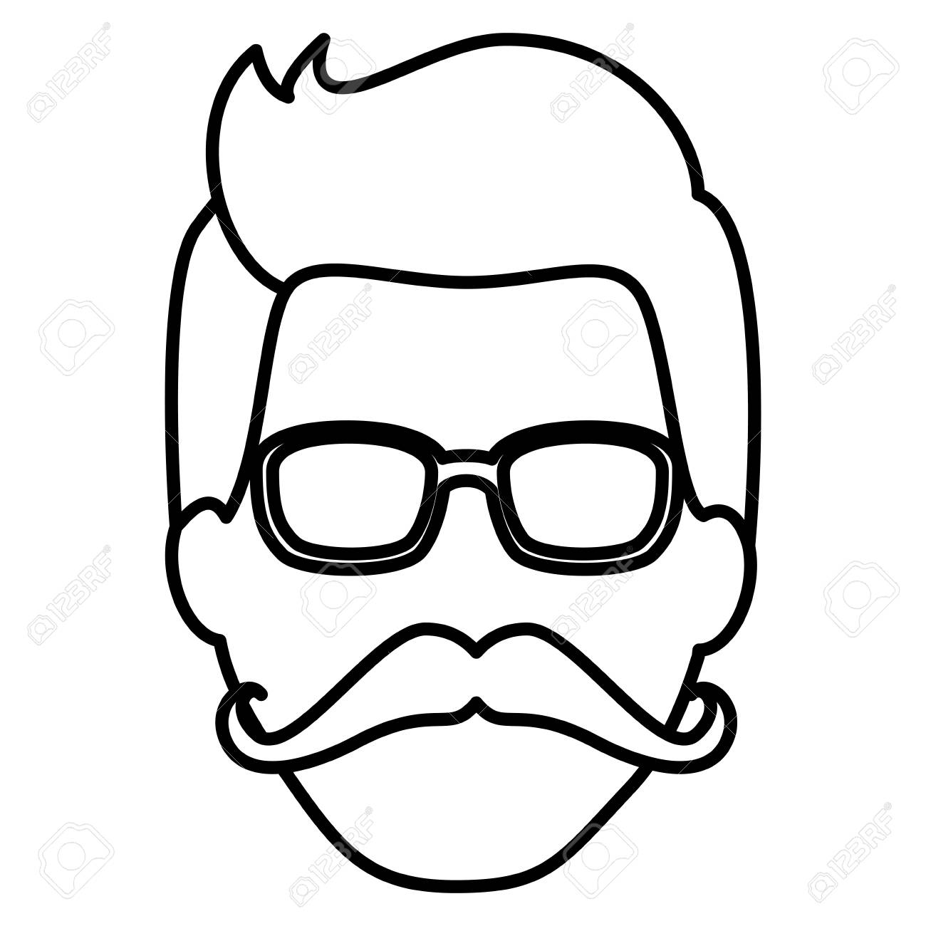 流行に敏感な男頭文字ベクトル イラスト デザイン のイラスト素材 ベクタ Image 4064