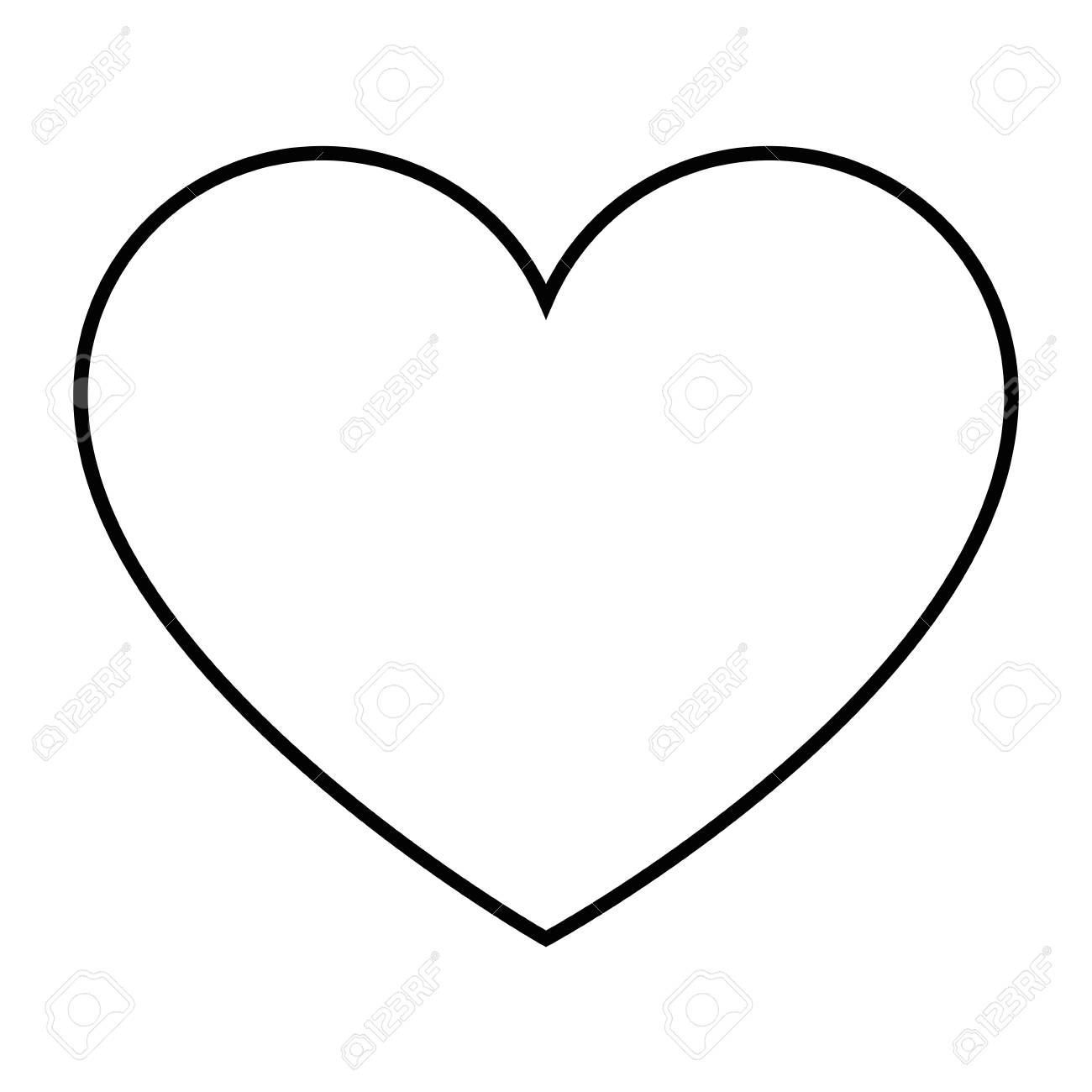 Herz Symbol Auf Weissem Hintergrund Vektor Illustration Lizenzfrei Nutzbare Vektorgrafiken Clip Arts Illustrationen Image 83721858