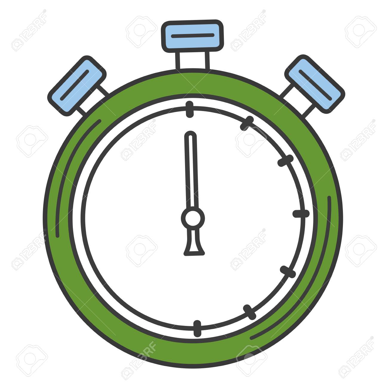クロノメーター タイマー分離アイコン ベクトル イラスト デザインのイラスト素材 ベクタ Image