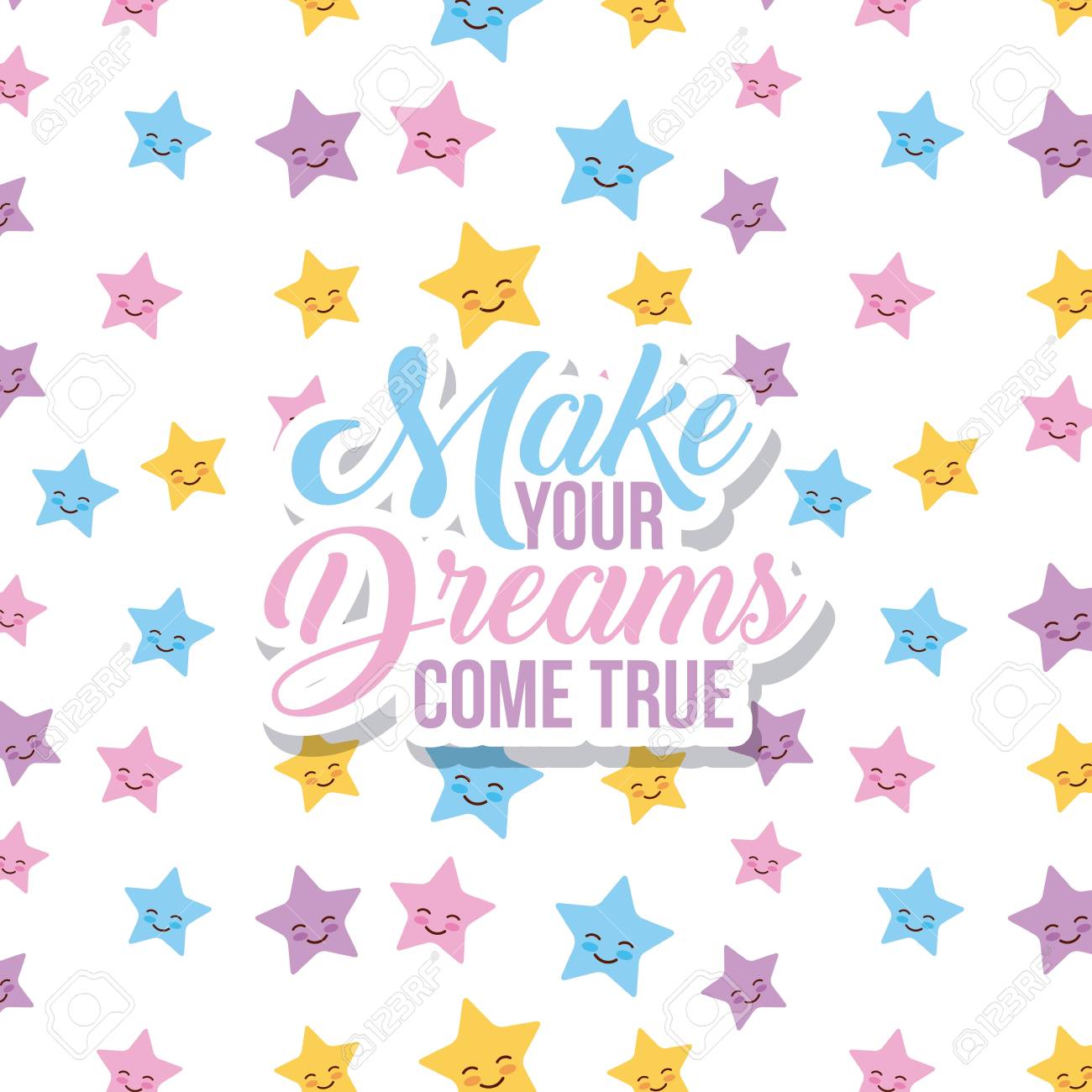 あなたの夢の背景アイコン ベクトル イラスト デザイン グラフィックを