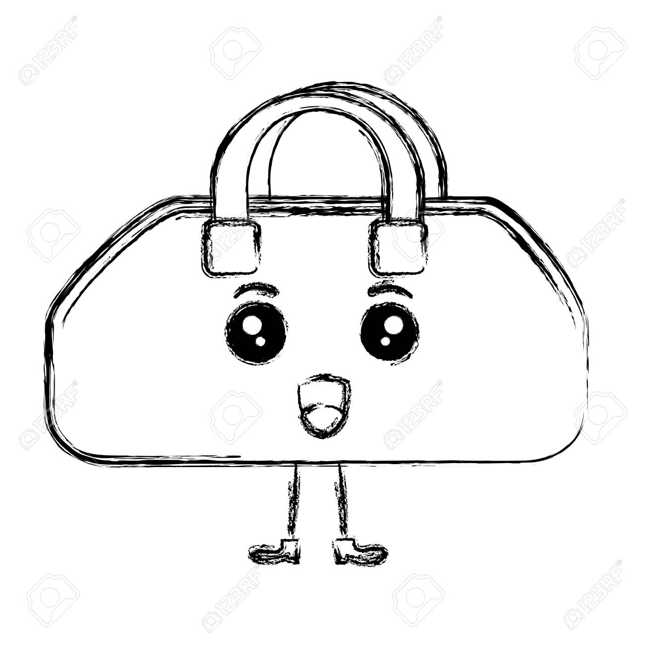 ジム バッグかわいい文字ベクトル イラスト デザインのイラスト素材 ベクタ Image ジム バッグかわいい文字ベクトル イラスト デザインのイラスト素材 ベクタ Image