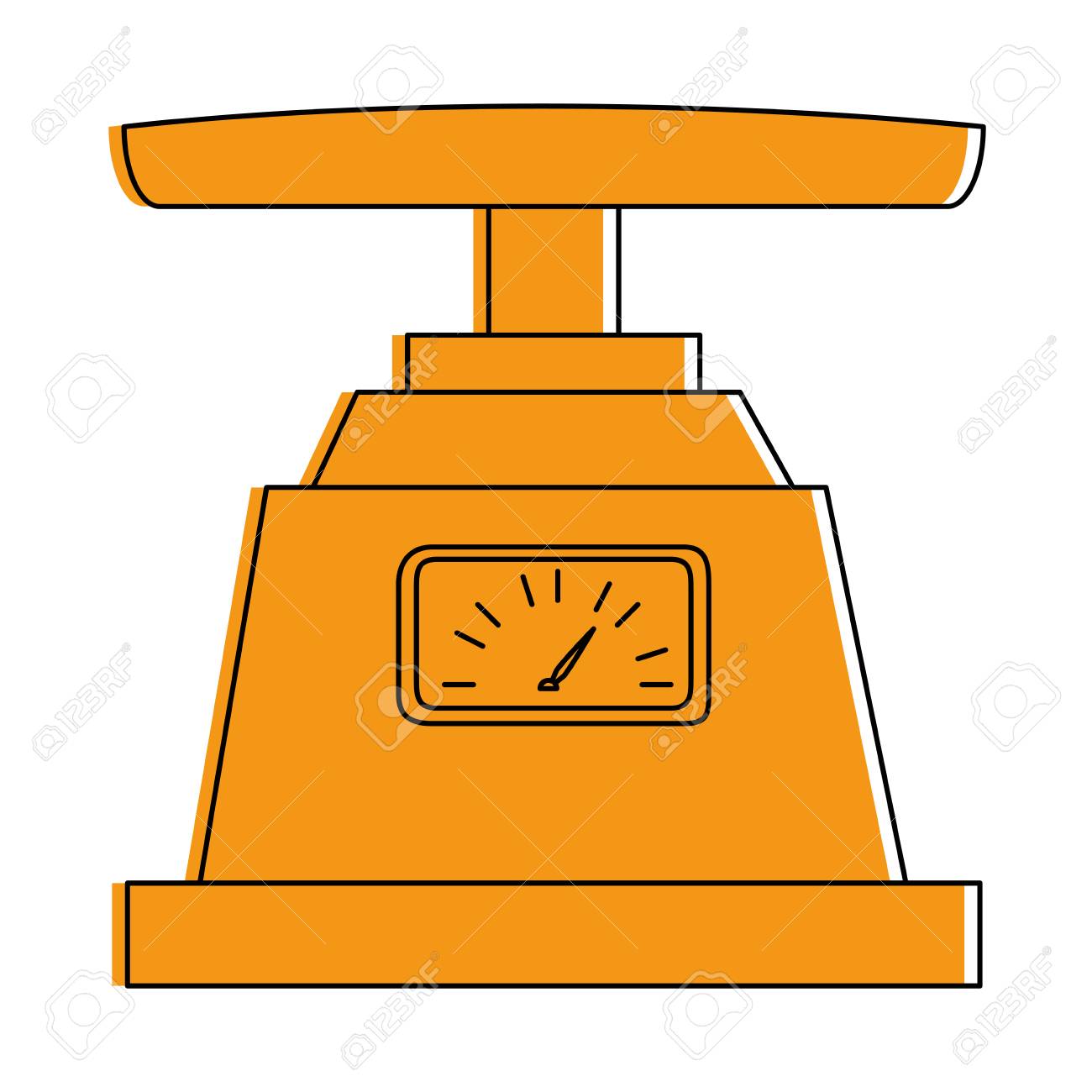 グラムメジャースケールアイコンベクトルイラストデザイン のイラスト素材 ベクタ Image