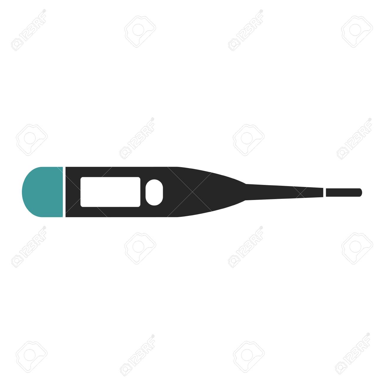 体温計医療分離アイコンベクトルイラストデザインのイラスト素材 ベクタ Image