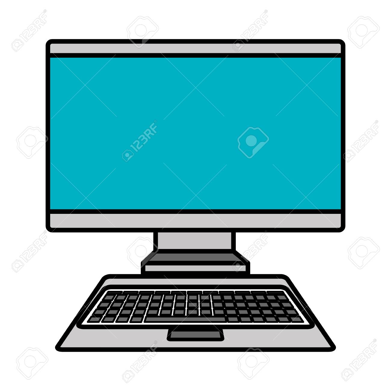 コンピューター デスクトップの分離アイコン ベクトル イラスト デザインのイラスト素材 ベクタ Image コンピューター デスクトップの分離アイコン ベクトル イラスト デザインのイラスト素材 ベクタ Image