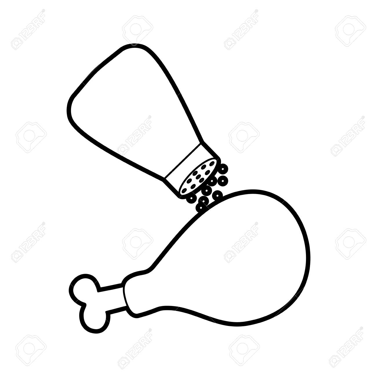 ファストフードローストチキンメニューレストランベクターイラストのイラスト素材 ベクタ Image 86141644