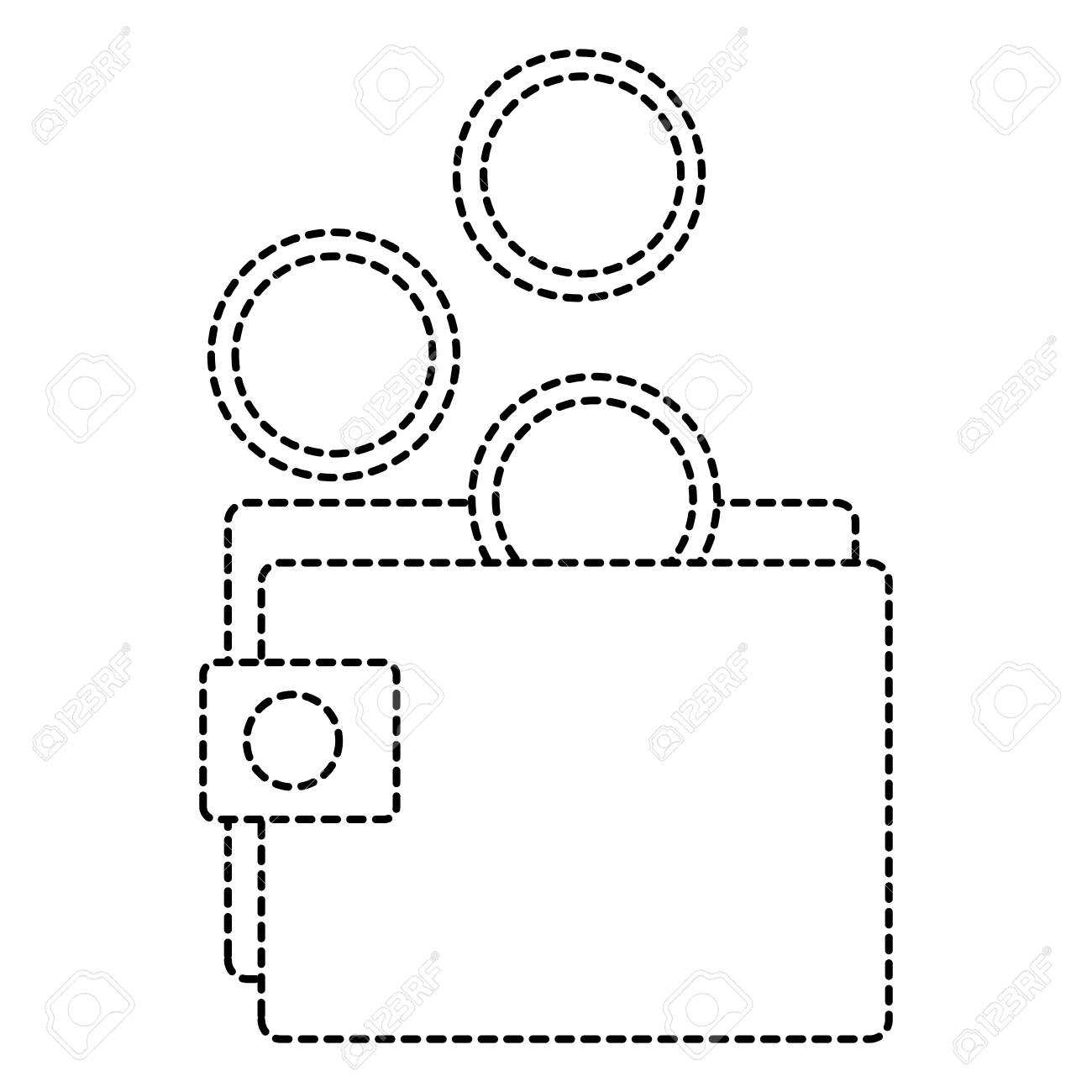 硬貨の財布お金ベクトル イラスト デザインのイラスト素材 ベクタ