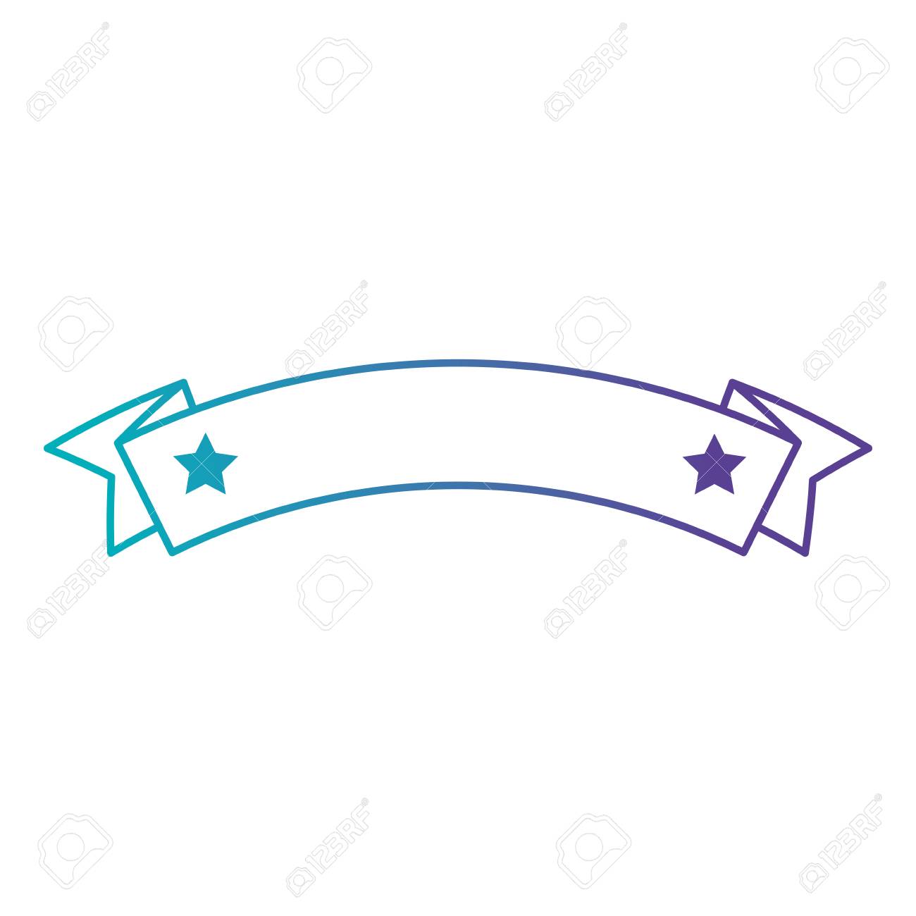 星フレーム ベクトル イラスト デザインとリボンします のイラスト素材 ベクタ Image