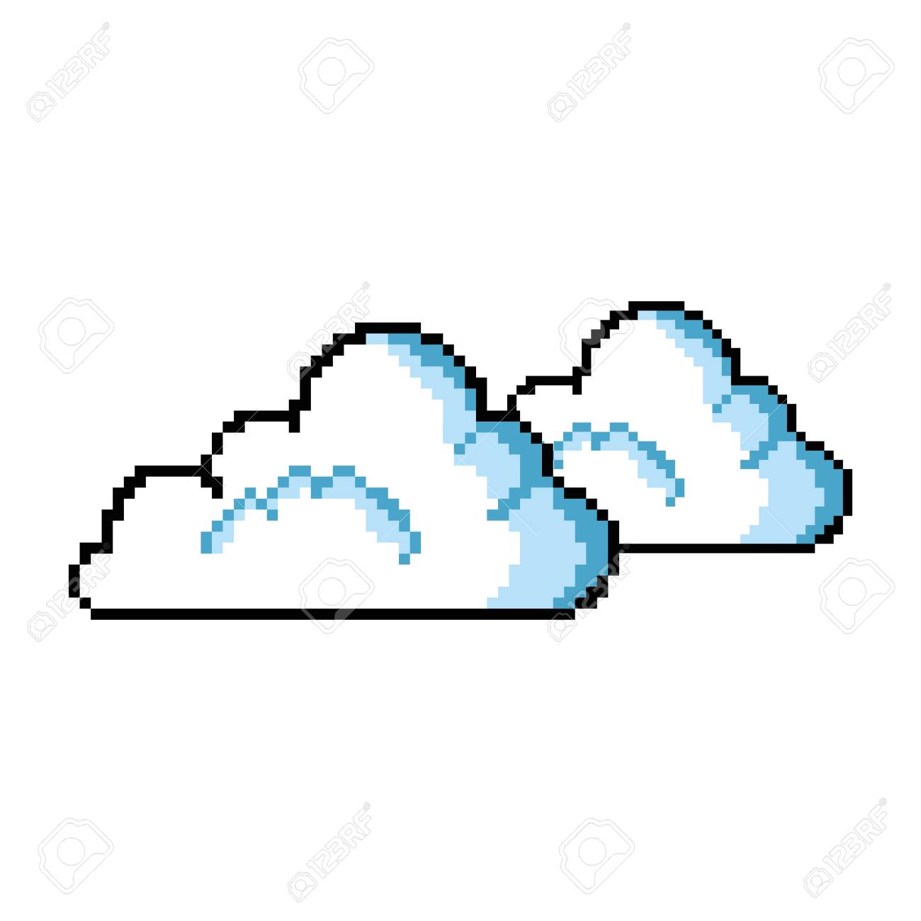 Cloud gaming icon on white Royalty Free Vector Image