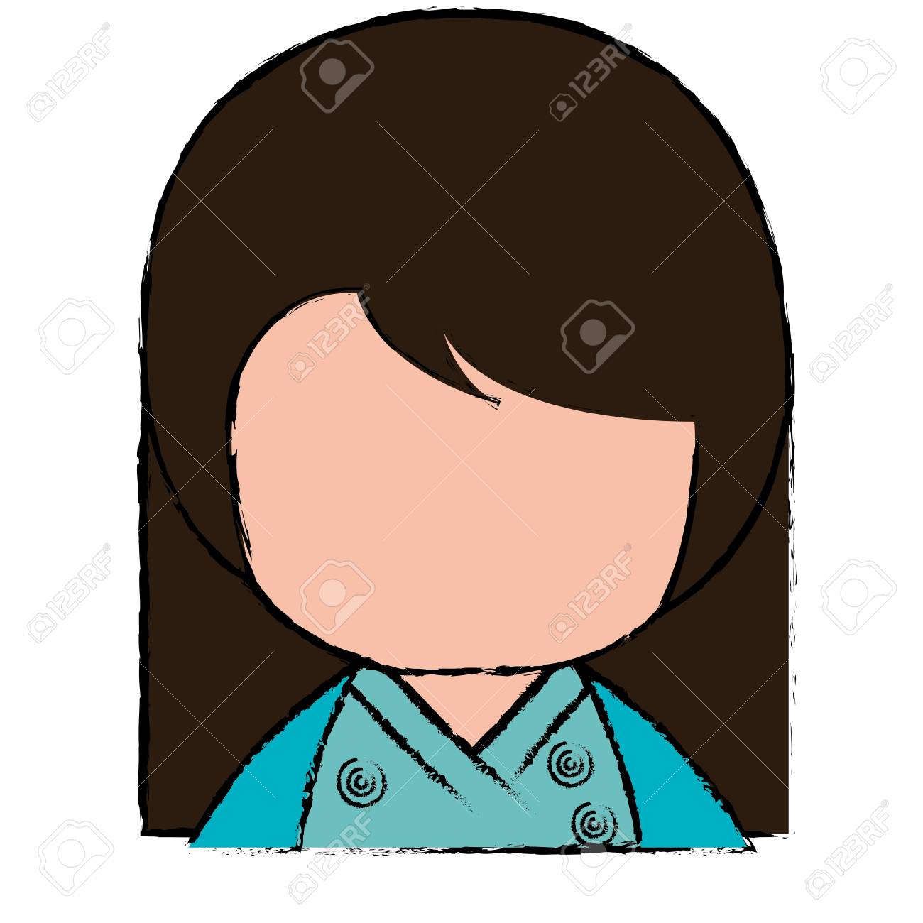 Dibujos Kawaii Para Dibujar Una MuÃ±eca E Imprimir Dibujos MuÃ