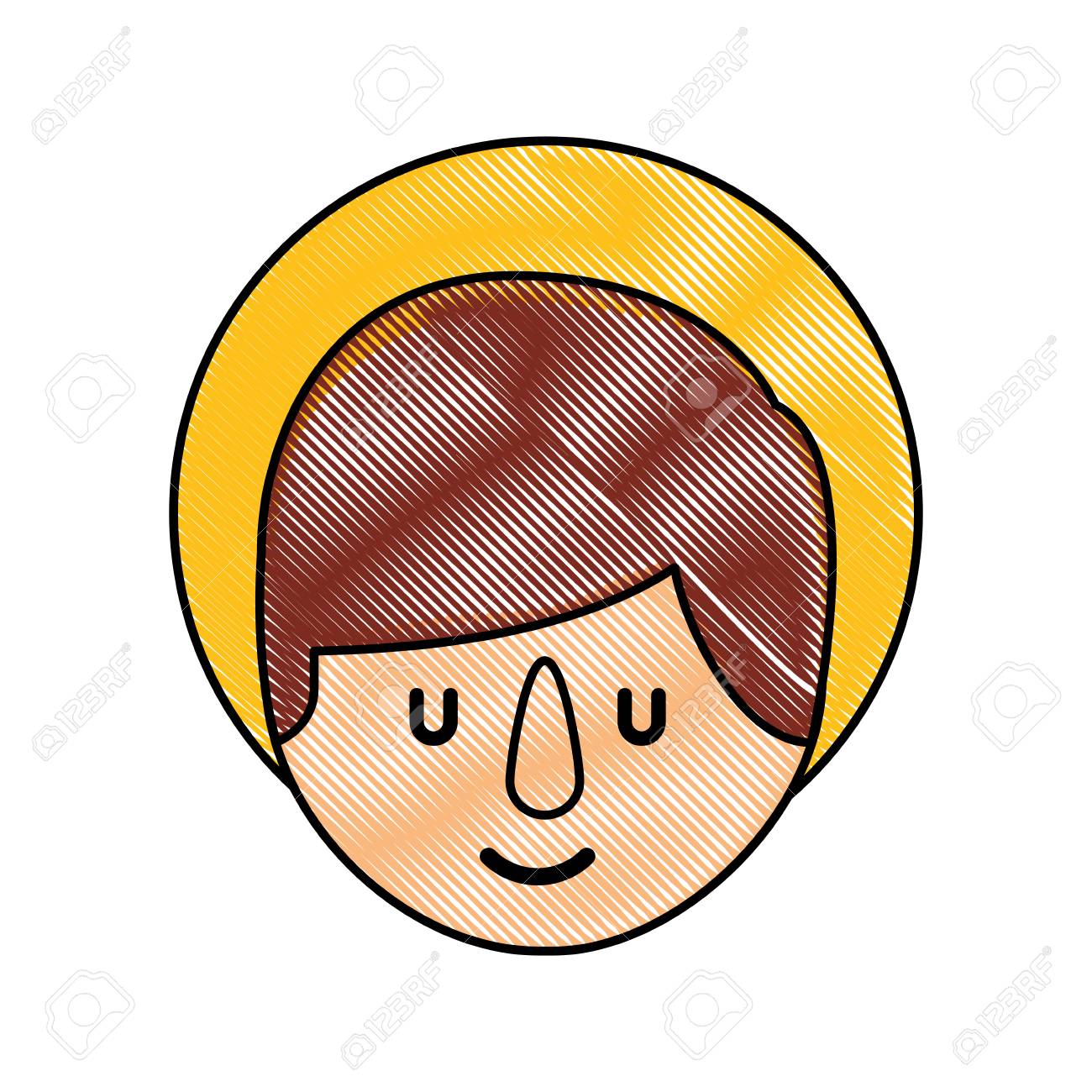 cartoon cute baby jesus christ christmas image vector illustration