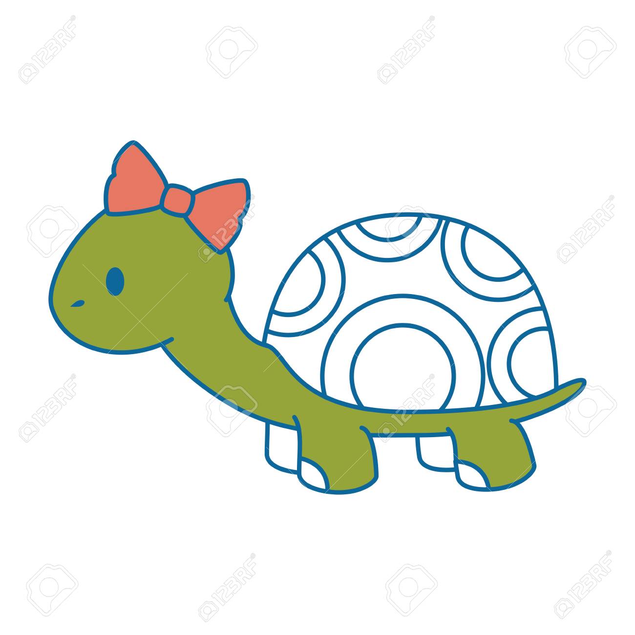 かわいい女性カメ文字アイコン ベクトル イラスト デザイン のイラスト素材 ベクタ Image