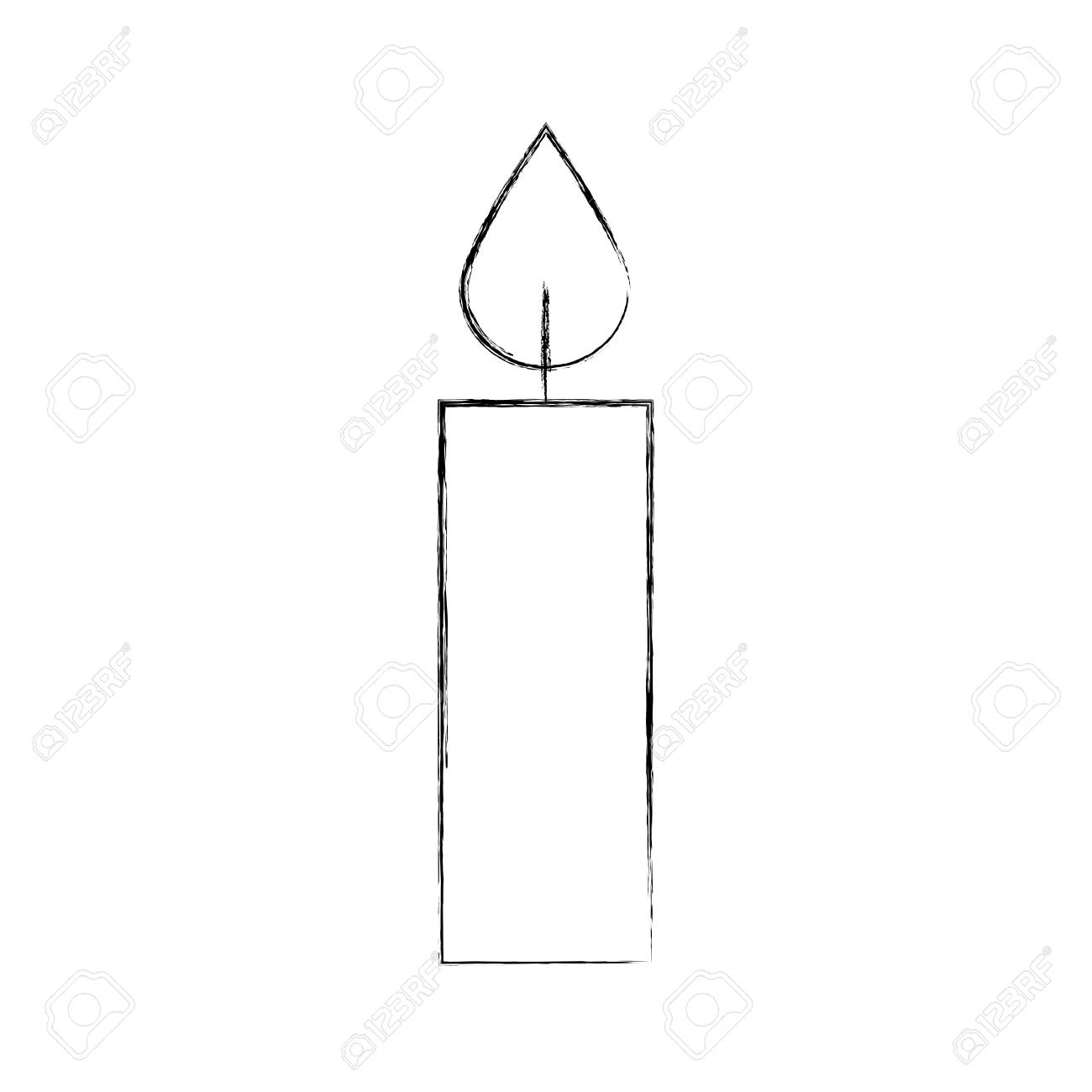 クリスマスキャンドル燃えるお祝いの装飾ベクトルイラストのイラスト素材 ベクタ Image 88431397