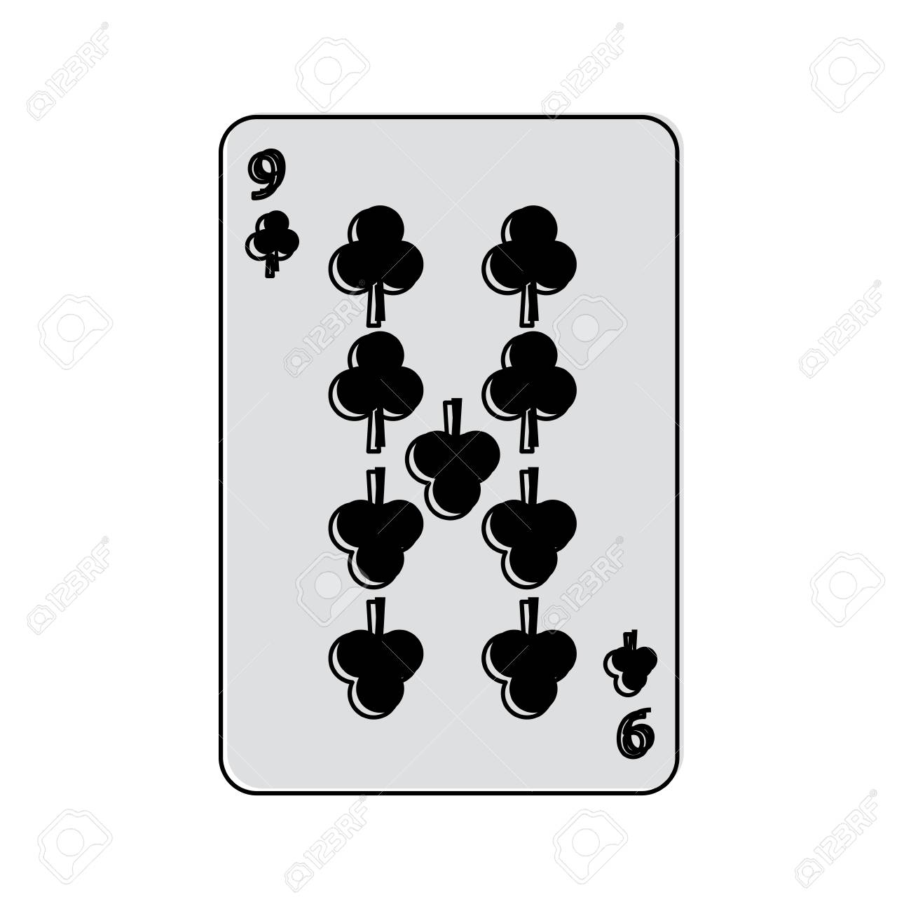 ラブリーイラスト クローバー トランプ 美しい花の画像