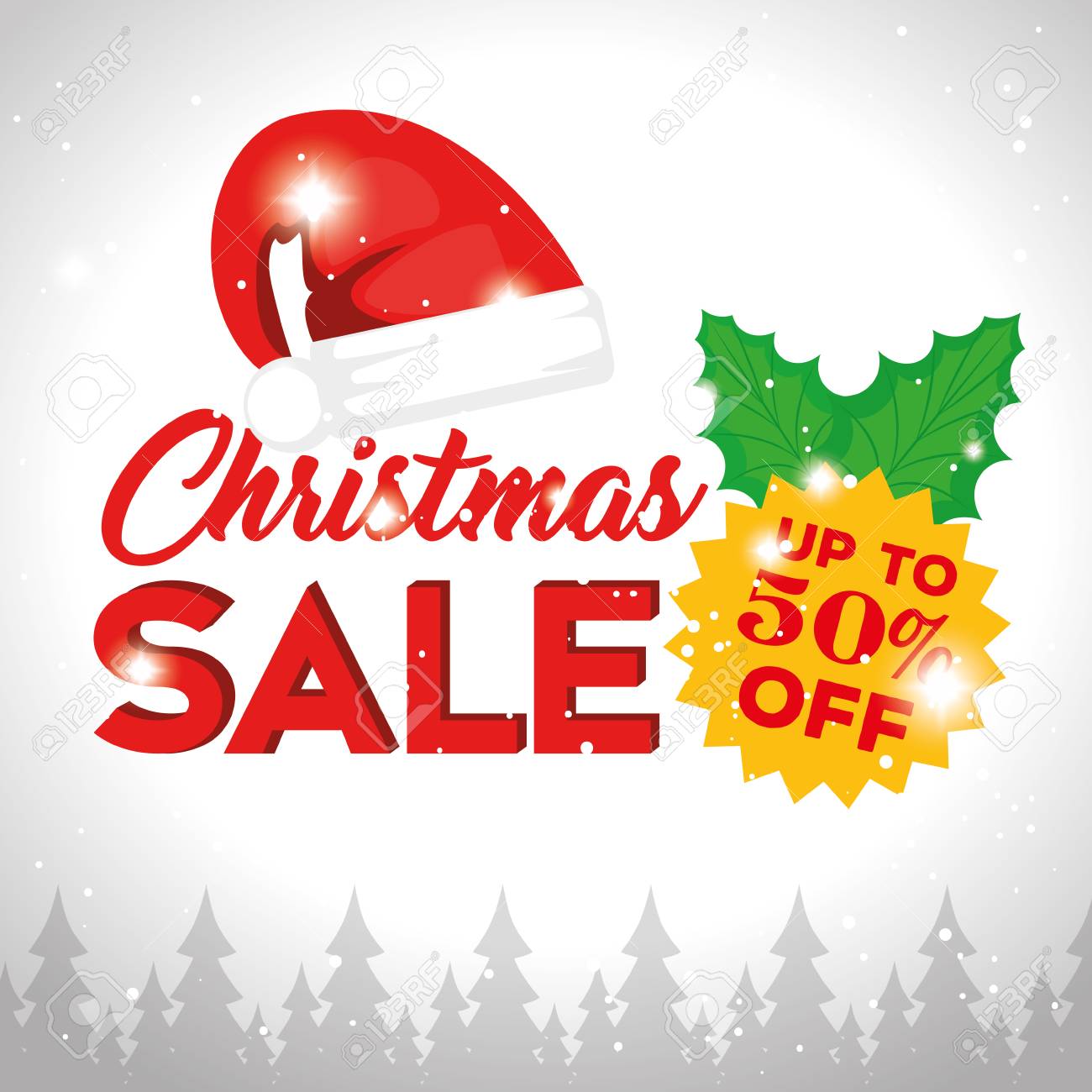 christmas sale banner background vector illustration graphic christmas sale banner