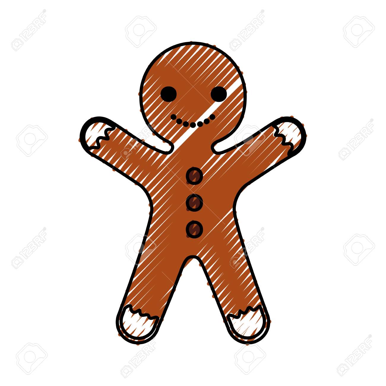 Gingerman 自家製クリスマス クッキー ジンジャーブレッド スタイルのベクトル イラストのイラスト素材 ベクタ Image Gingerman 自家製クリスマス クッキー ジンジャーブレッド スタイルのベクトル イラストのイラスト素材 ベクタ Image