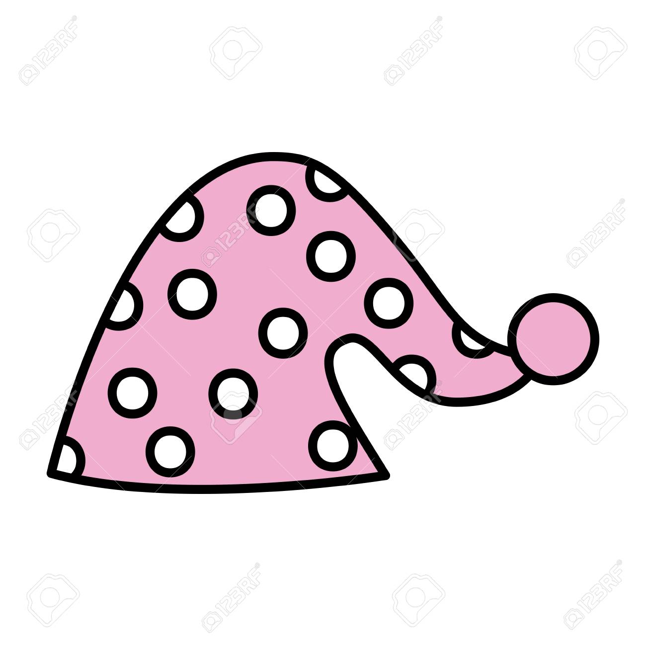 Cute Sleeping Hat Icon Vector Illustration Design Royalty Free Cliparts Vectors And Stock Illustration Image