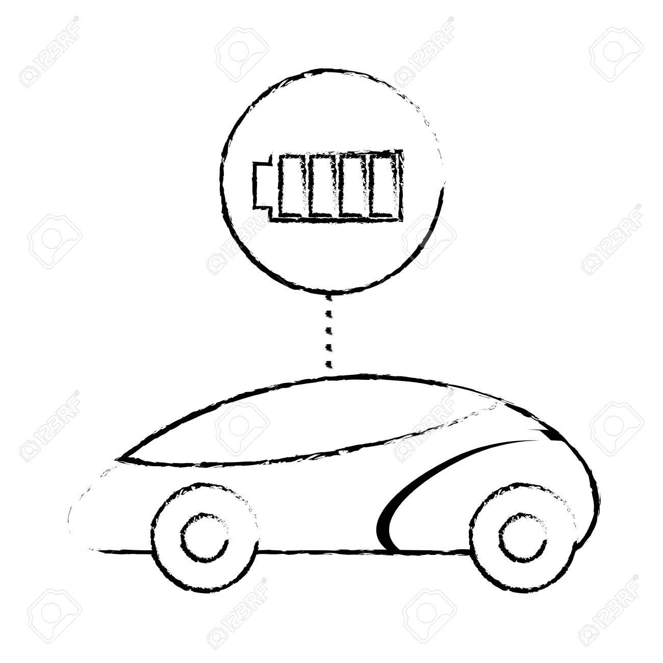 スマートまたは理性的な車 バッテリー充電器技術 ベクトル イラスト のイラスト素材 ベクタ Image スマートまたは理性的な車 バッテリー充電器技術 ベクトル イラスト のイラスト素材 ベクタ Image