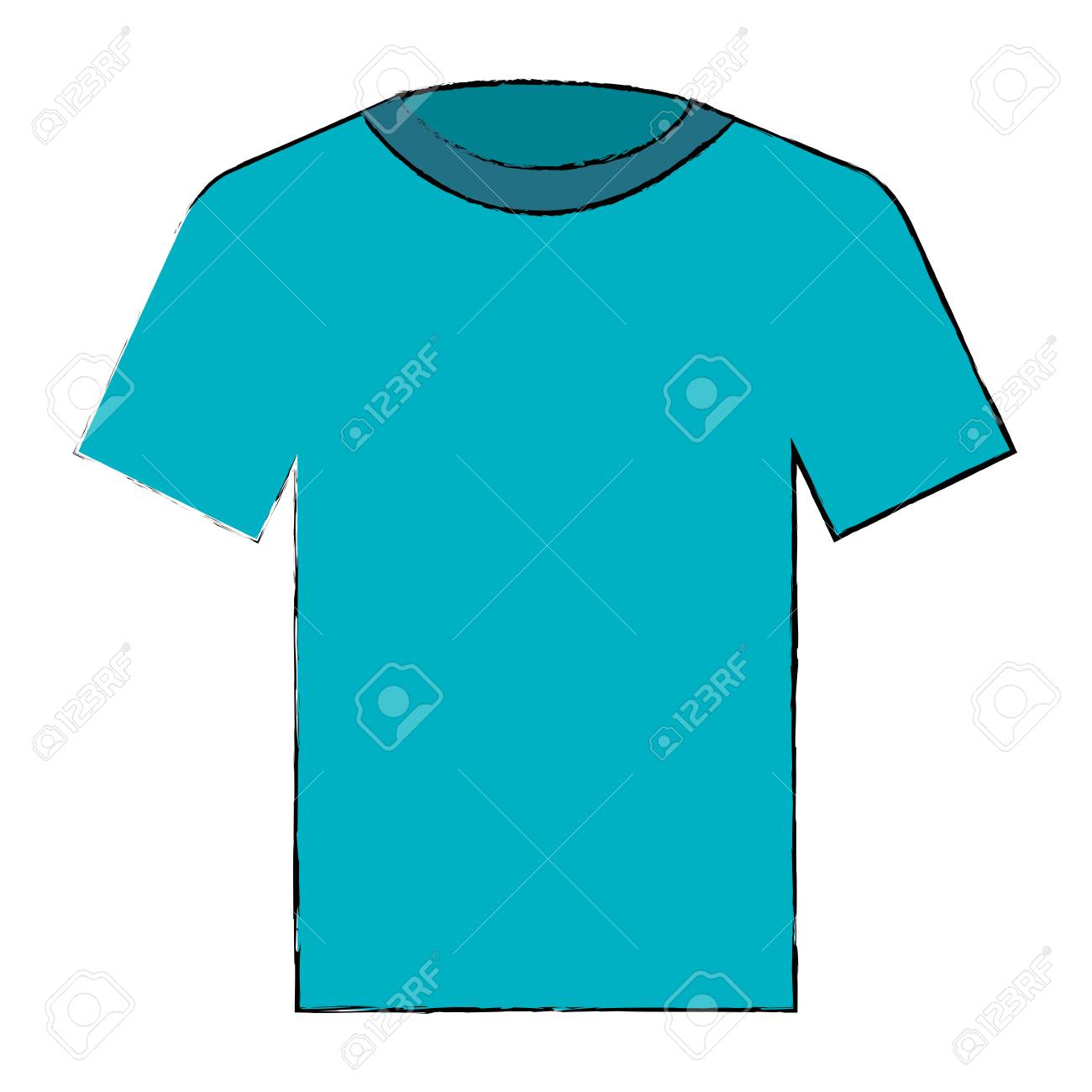 コットンカジュアルtシャツ アイコン ベクトル イラストデザインのイラスト素材 ベクタ Image