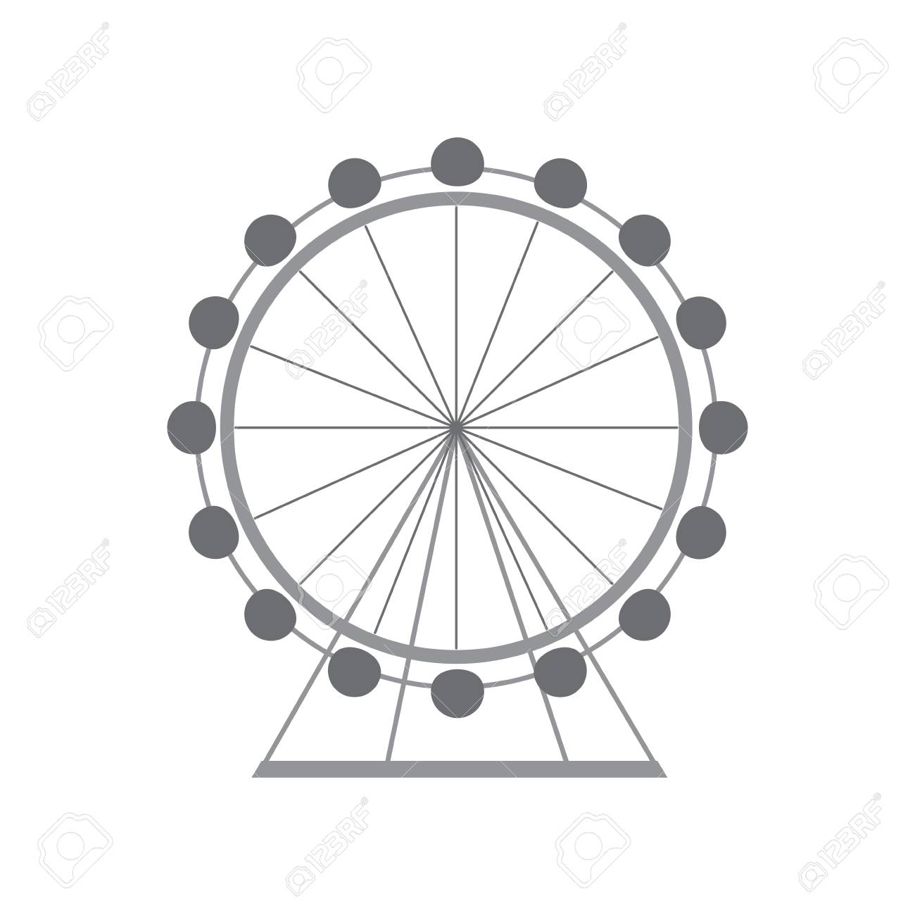 観覧車アイコン 画像ベクトル イラストデザインのイラスト素材 ベクタ Image 90402070
