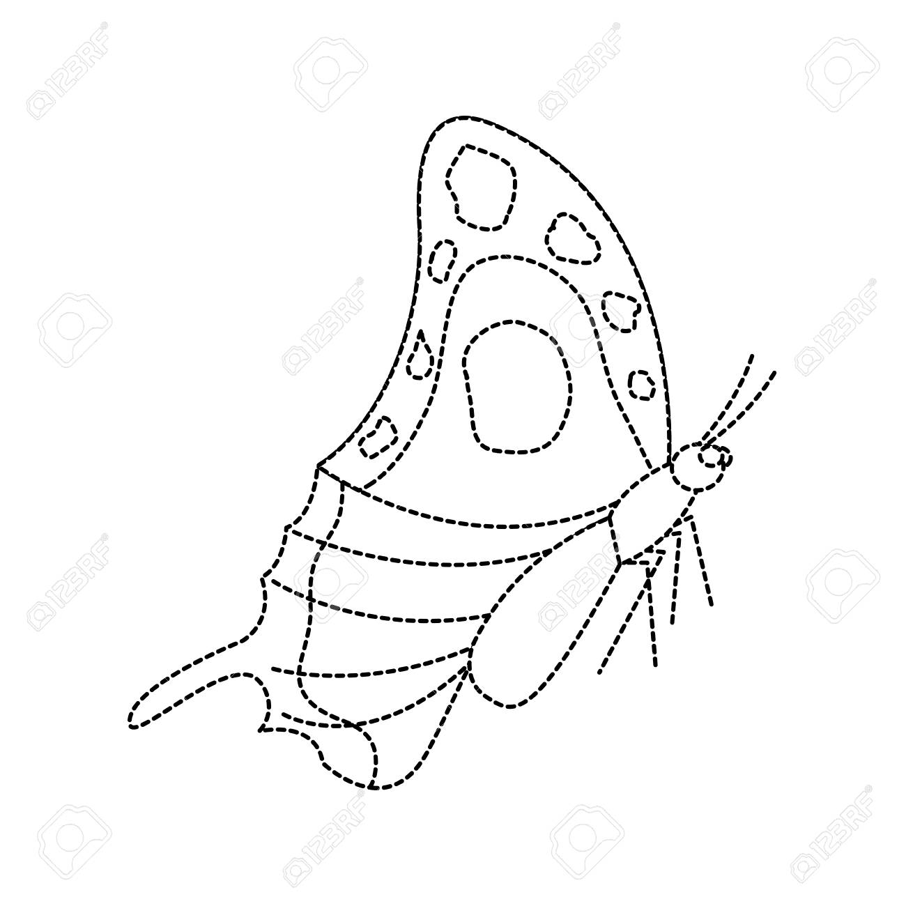 Vue De Cote De L Autocollant De Belle Illustration Vecteur Papillon Monarque Clip Art Libres De Droits Vecteurs Et Illustration Image