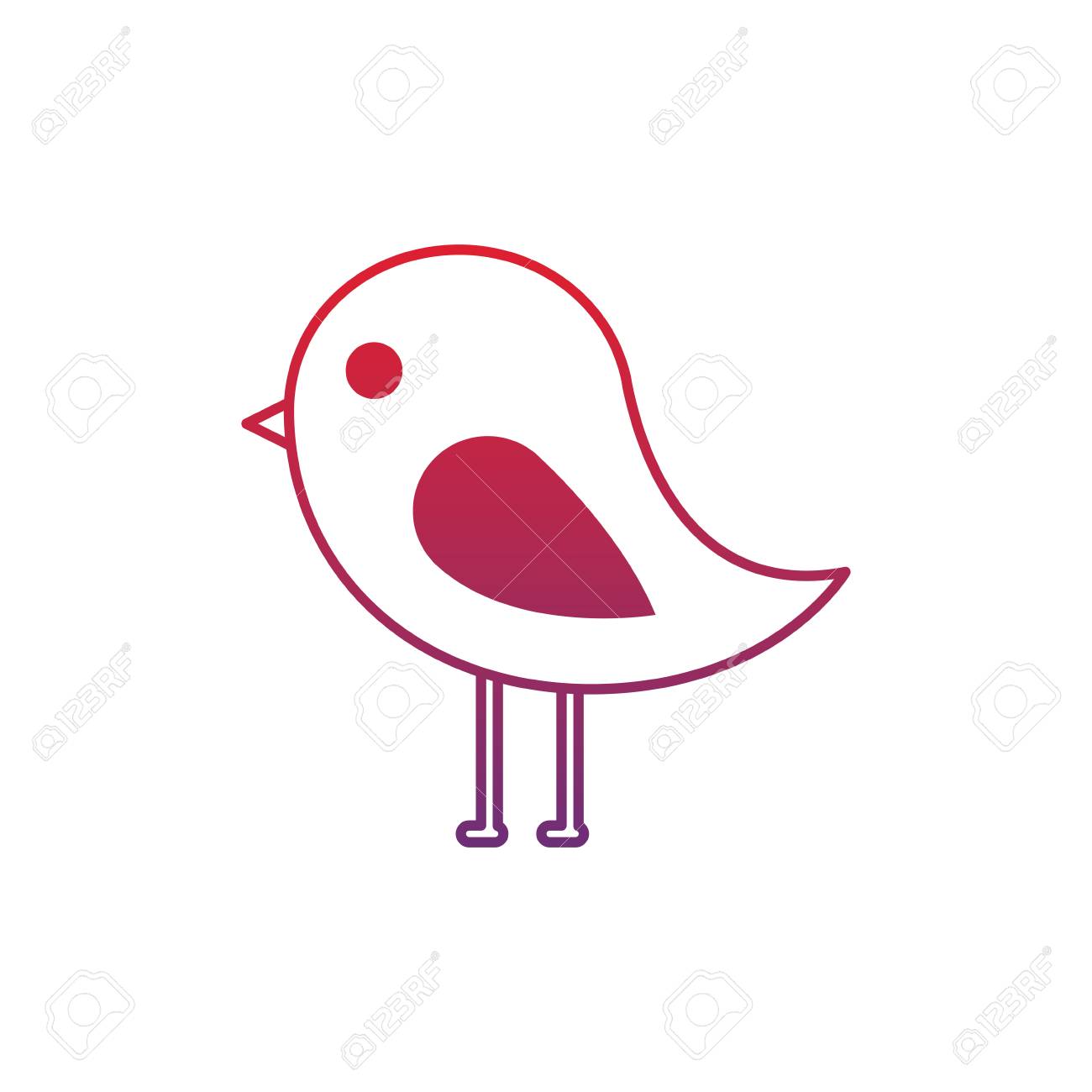 かわいい鳥の動物野生の自然ベクトルイラストのイラスト素材 ベクタ Image かわいい鳥の動物野生の自然ベクトルイラストのイラスト素材 ベクタ Image