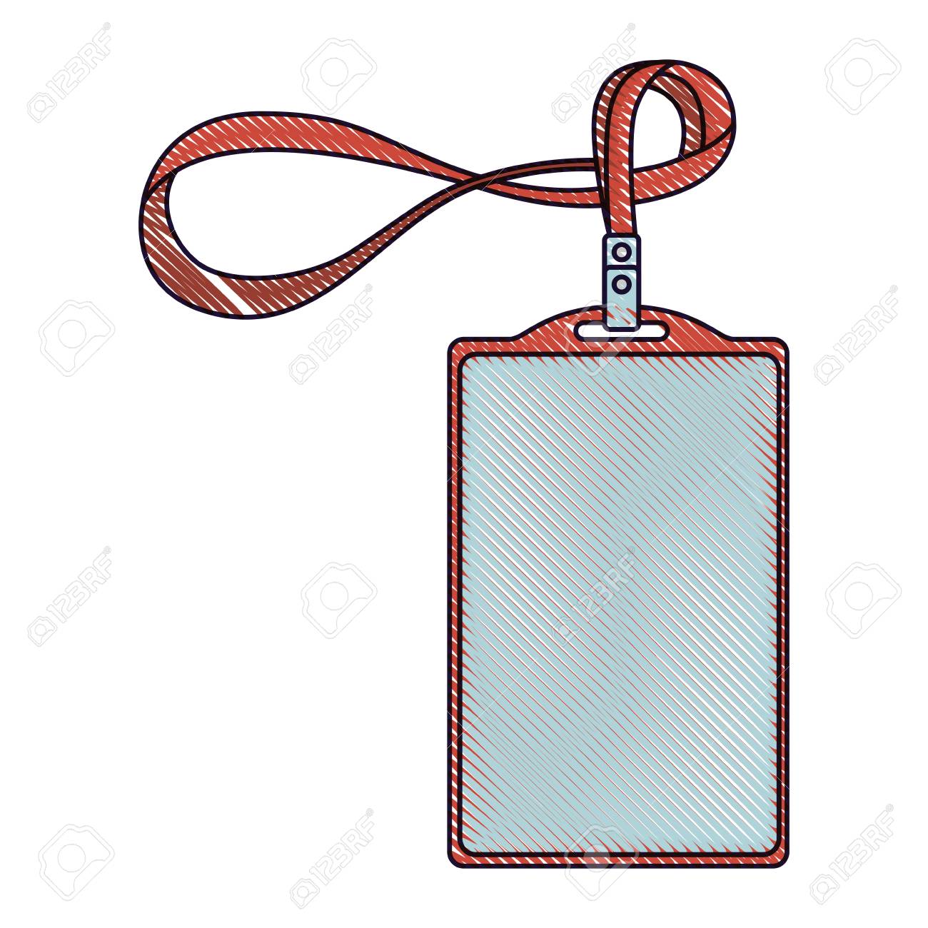 template for advertising branding and corporate identity plastic lanyard template