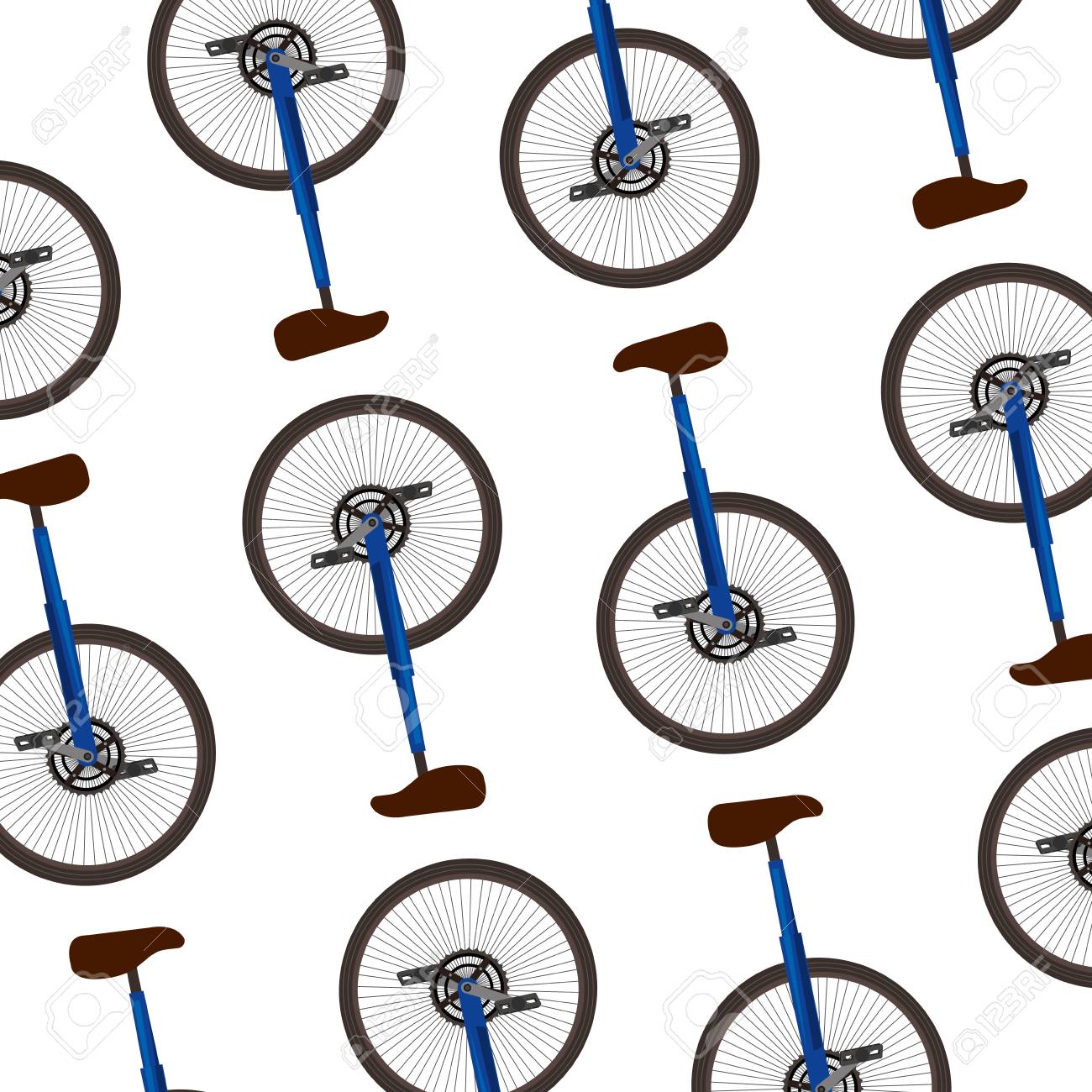 一輪車レースパターン背景ベクトルイラストデザインのイラスト素材 ベクタ Image