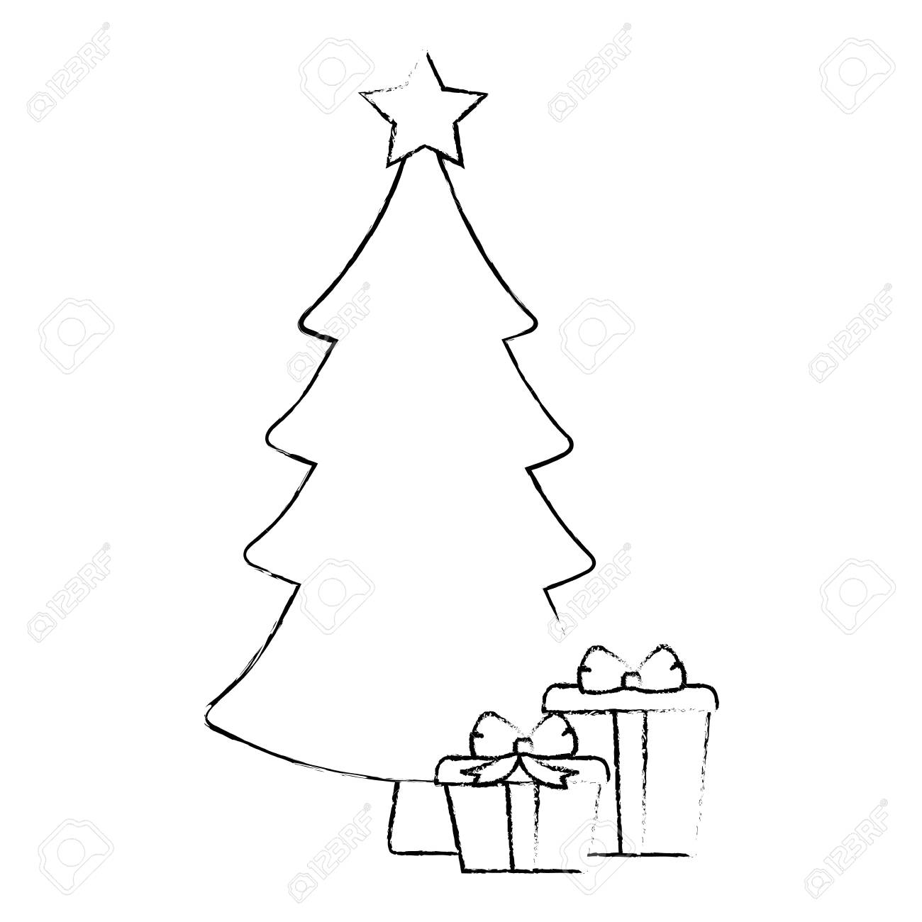 プレゼントイラストデザインのクリスマスツリー のイラスト素材 ベクタ Image プレゼントイラストデザインのクリスマスツリー のイラスト素材 ベクタ Image