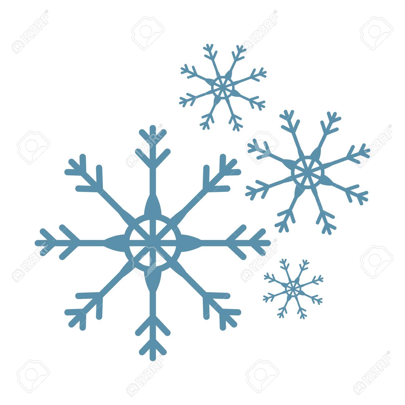 스노우 플레이크 격리 아이콘 벡터 일러스트 레이 션 디자인 로열티 무료 사진, 그림, 이미지 그리고 스톡포토그래피. Image  92339032