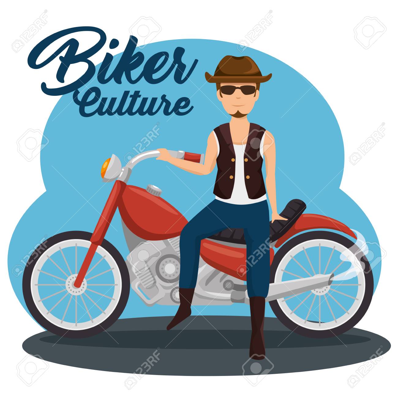 バイクに乗るバイカー文化バイカー男性は バイクベクトルイラストグラフィックデザインのイラスト素材 ベクタ Image バイクに乗るバイカー文化バイカー男性は バイクベクトルイラストグラフィックデザインのイラスト素材 ベクタ Image