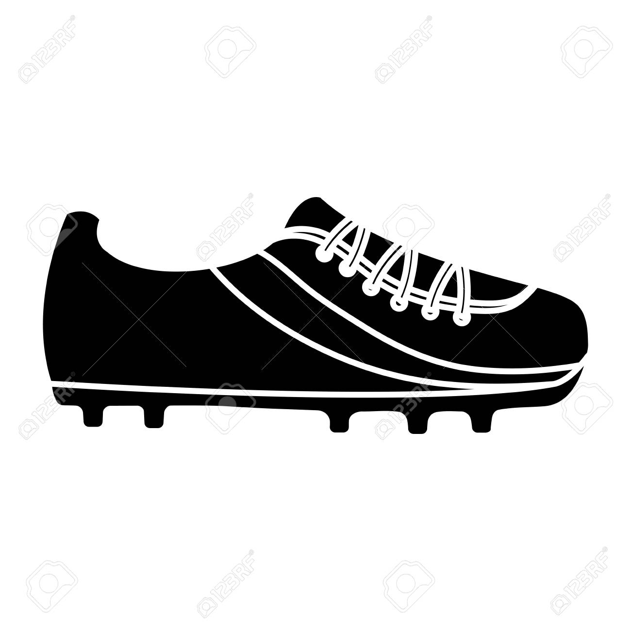 zapatos de futbol negro