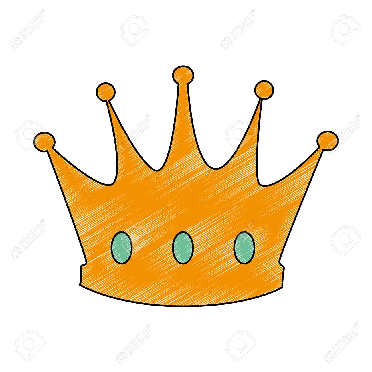 Roi Couronne Isole Icone Du Design Illustration Vectorielle Clip Art Libres De Droits Vecteurs Et Illustration Image