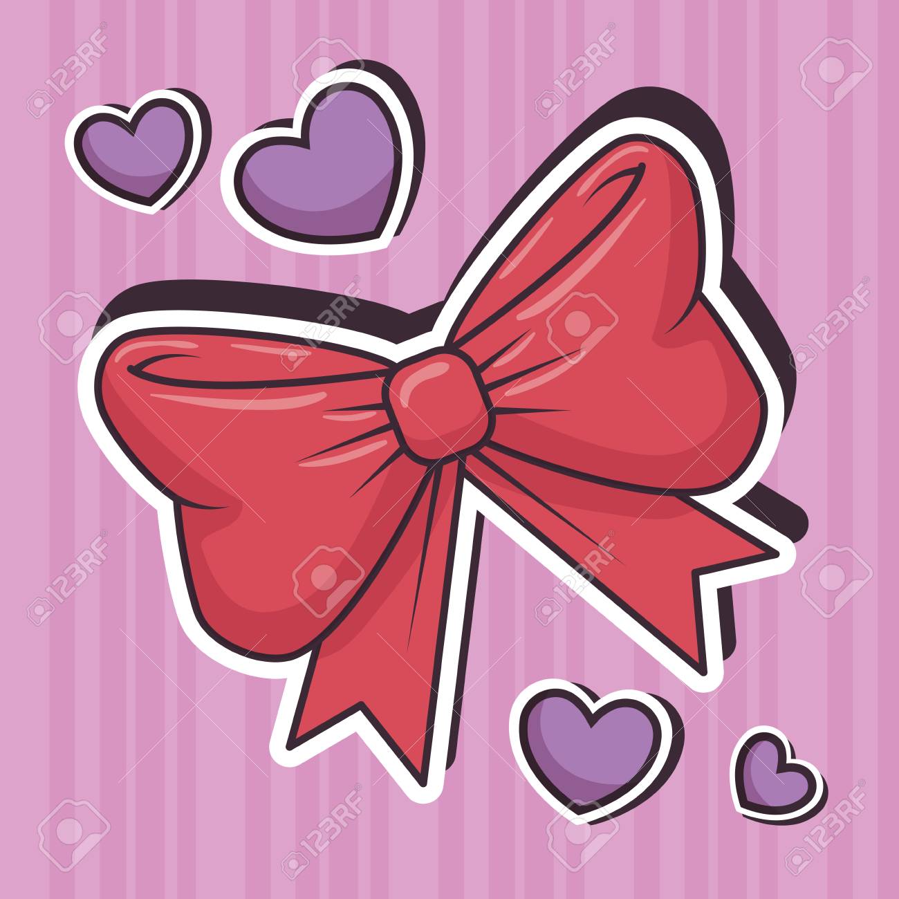 愛かわいいポップアートベクトルイラストデザインのイラスト素材 ベクタ Image