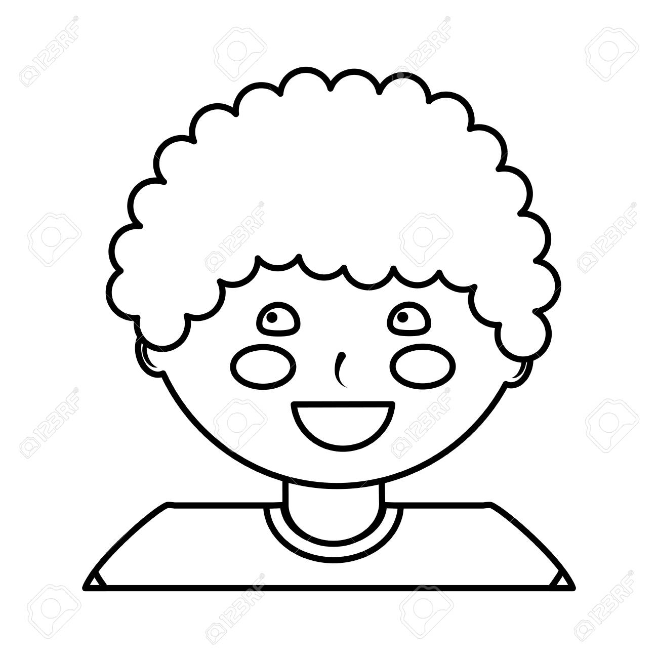 happy cute boy face young character vector illustration outline royalty free cliparts vectors and stock illustration image 94473908 happy cute boy face young character vector illustration outline