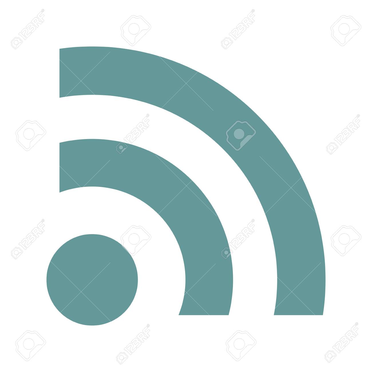 wifi waves signal icon vector illustration design royalty free