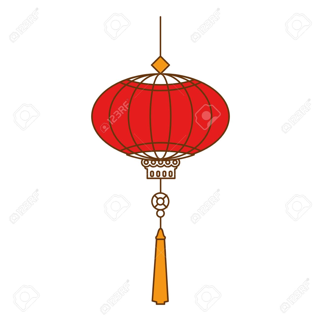 hanging chinese lamp