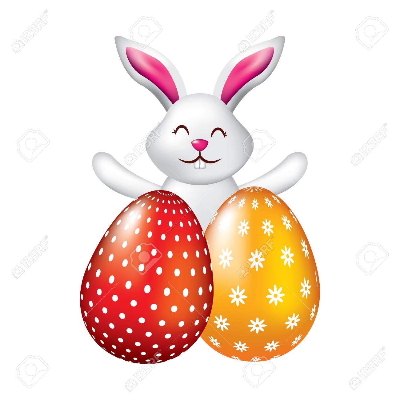 Adornos De Pascua Decoracion Huevos De Pascua Ilustraciu00f3n En Estilo De  Dibujos Animados Planos Ilustracion Vectorial Pascua Diseno Simple  149553483 Adornos Pascua, image size:1300x1300
