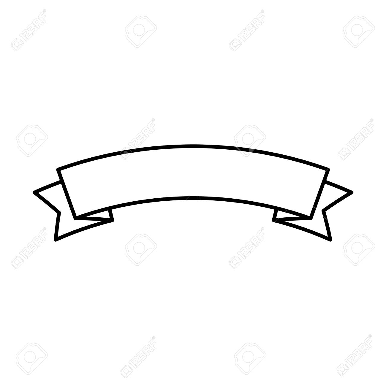 Cute Ribbon Frame Icon Vector Illustration Design Royalty Free Cliparts Vectors And Stock Illustration Image