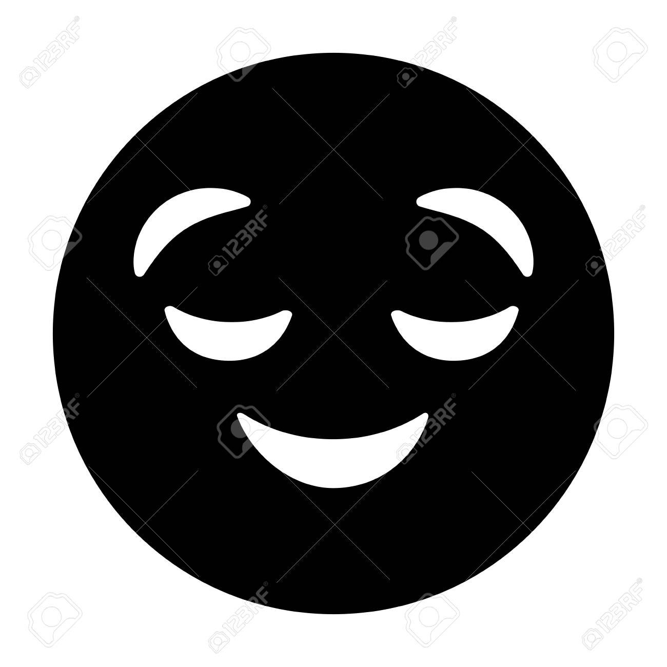 紫色の顔文字漫画の顔ニヤニヤ目ベクトルイラスト 黒と白の画像のイラスト素材 ベクタ Image 紫色の顔文字漫画の顔ニヤニヤ目ベクトルイラスト 黒と白の画像のイラスト素材 ベクタ Image