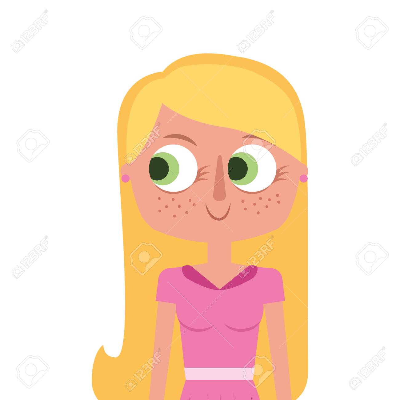 母キャラクター画像ベクトルイラストの女性肖像 のイラスト素材 ベクタ Image