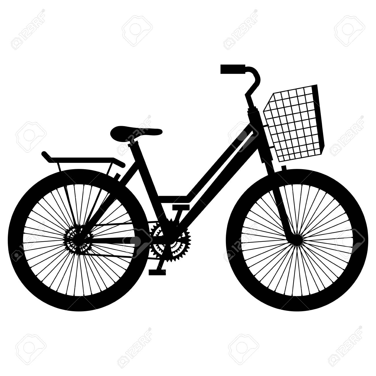 Con Canasta Aislado Icono De Ilustración Vectorial De Diseño Ilustraciones Svg, Vectoriales, Art Vectorizado Libre De Derechos. Image 97551967.