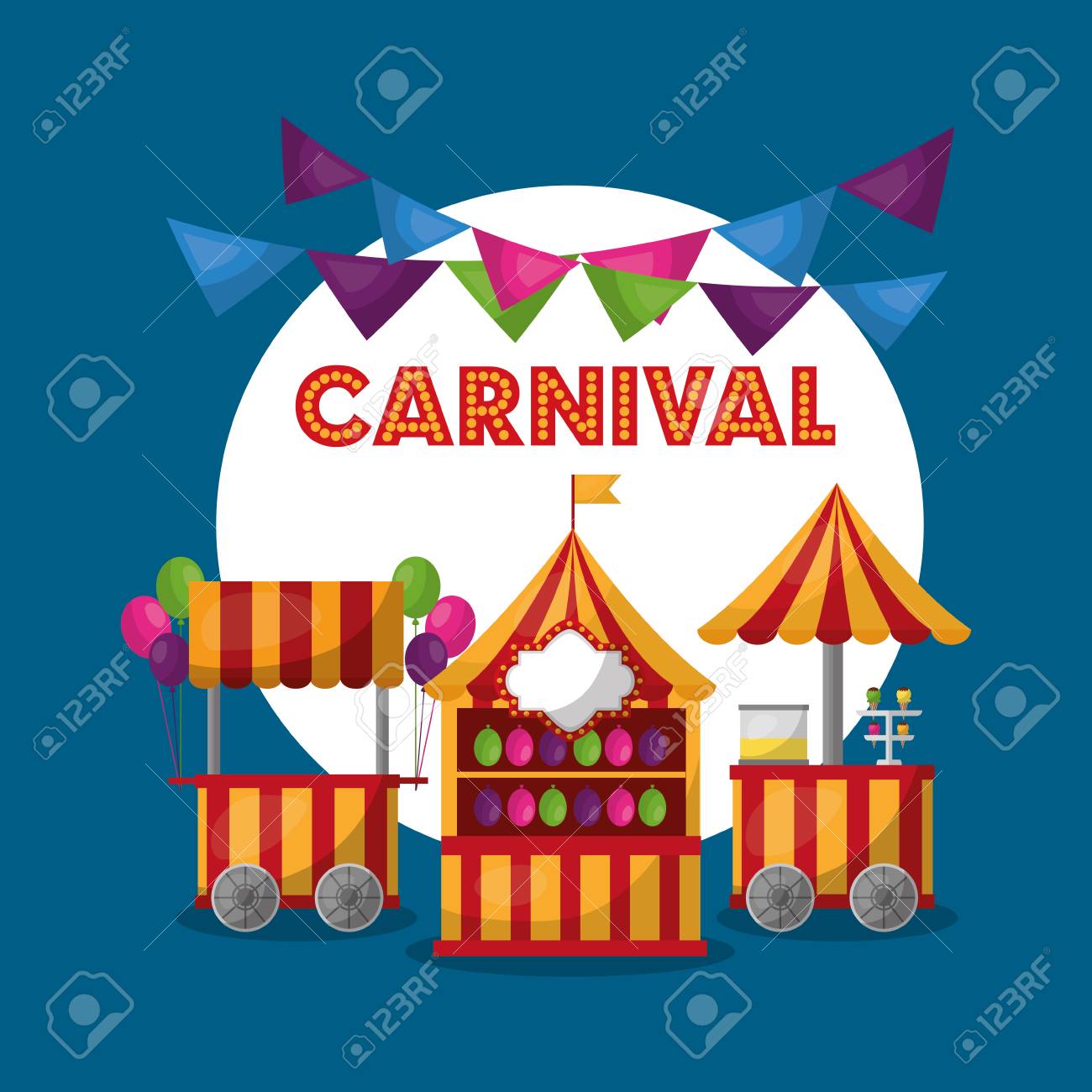 Carnival Fair Festival Amusement Show Poster Vector Illustration Royalty  Free SVG, Cliparts, Vectors, And Stock Illustration. Image 97726523.