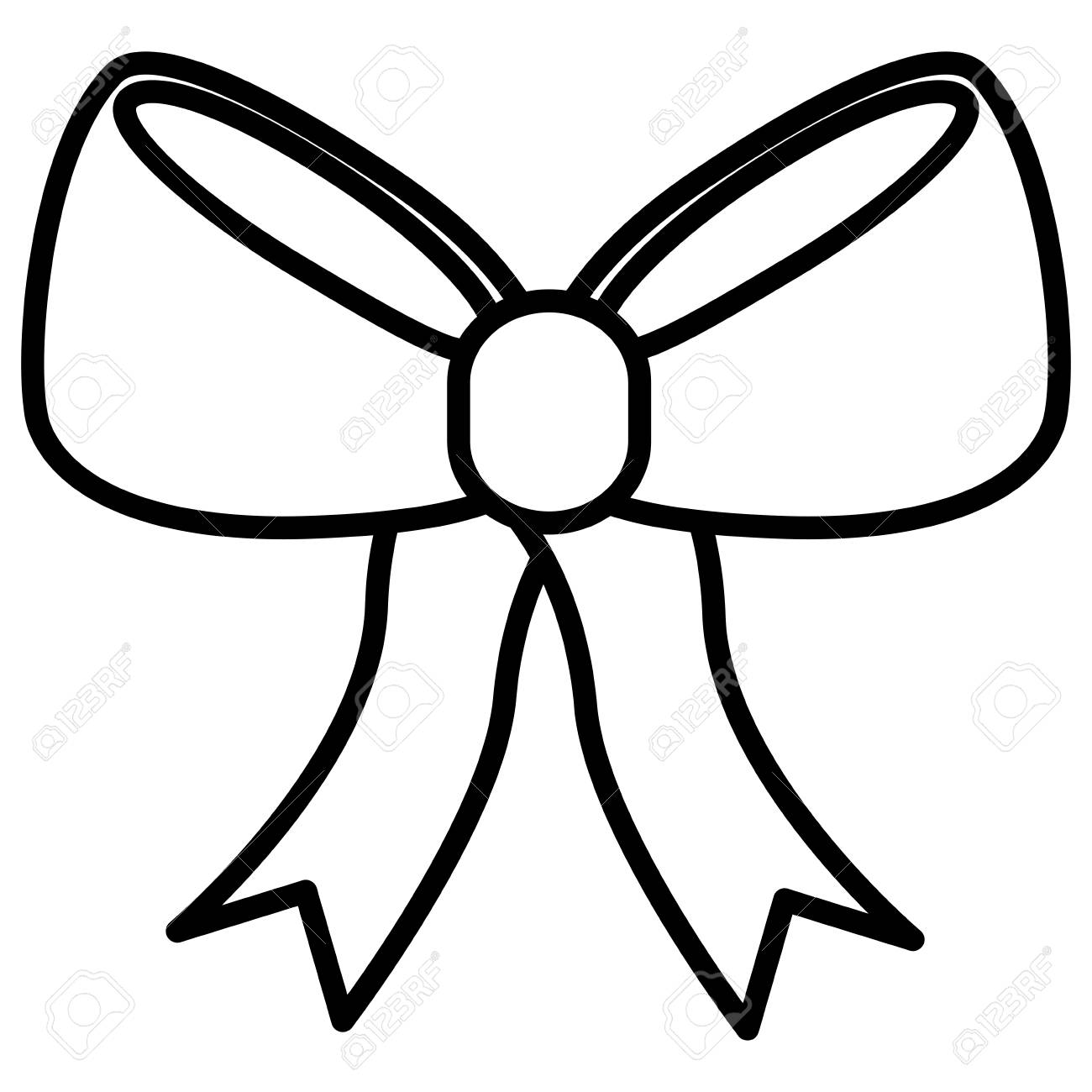 bow ribbon decoration ornament image vector illustration outline royalty free cliparts vectors and stock illustration image 99584268 bow ribbon decoration ornament image vector illustration outline