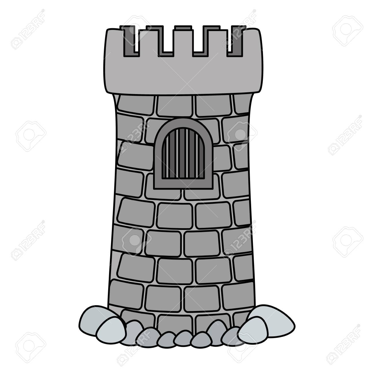 Castle Tower Aquarium Decoration Vector Illustration Design Royalty Free  SVG, Cliparts, Vectors, And Stock Illustration. Image 99888709.