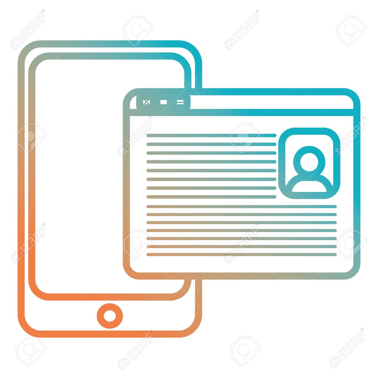 smartphone device with acount